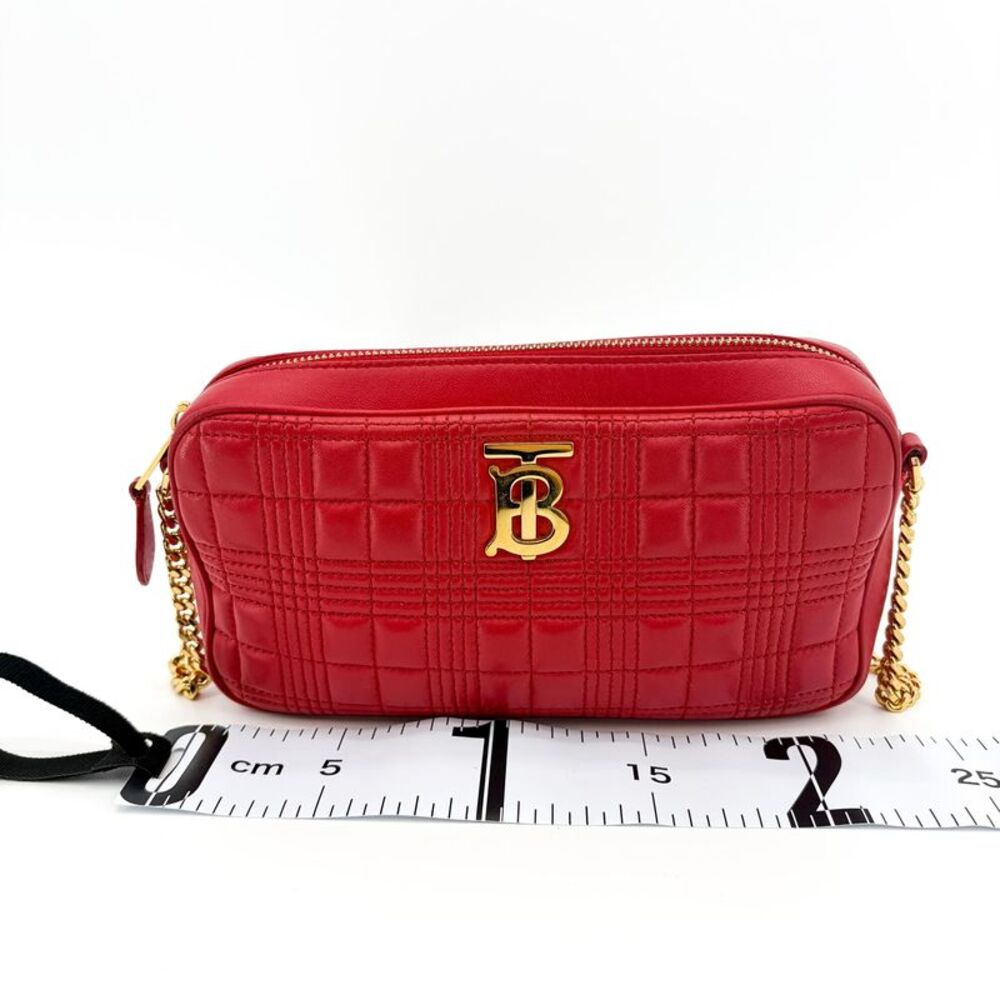 Burberry Tb Camera Quilted Leather Gold Leather Shoulder Bag Bag - Picture 12 of 15